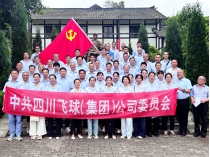 四川飞球举行庆“七一”活动——在邓萍故里铭记历史、缅怀先烈、表彰先进